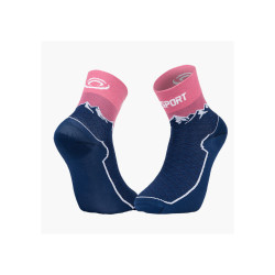 BV SPORT Chaussettes DOUBLE GR MID Navy/Rose
