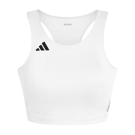 ADIDAS ADIZERO Crop Top Blanc
