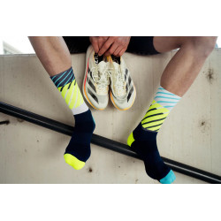 INCYLENCE DIAGONALS NAVY CANARY