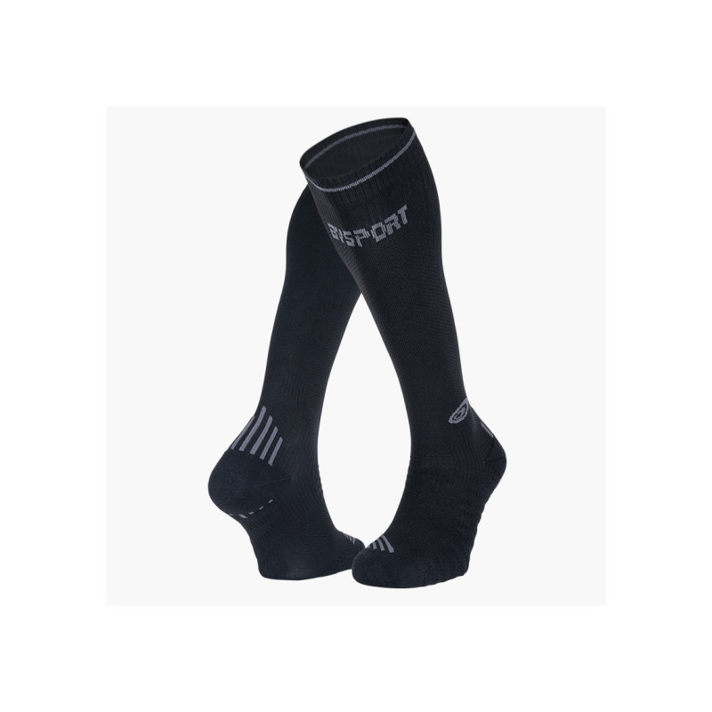 BV SPORT Chaussettes Run compression noir/gris BV SPORT Chaussettes Run compression noir/gris
