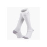 BV SPORT Chaussettes Run compression blanc/gris