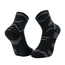BV SPORT CHAUSSETTES TRAIL ULTRA NOIR-GRIS
