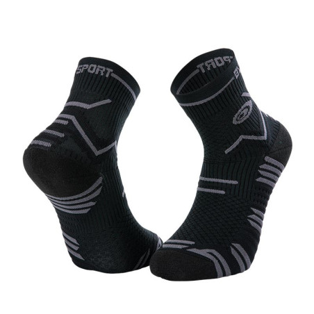 BV SPORT CHAUSSETTES TRAIL ULTRA NOIR-GRIS