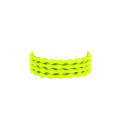 XTENEX LACET AUTO-BLOQUANT 75CM JAUNE FLUO X200