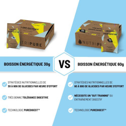 NUTRIPURE BOISSON ENERGETIQUE LONGUE DISTANCE GOUT POMME