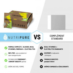 NUTRIPURE BOISSON ENERGETIQUE LONGUE DISTANCE GOUT POMME