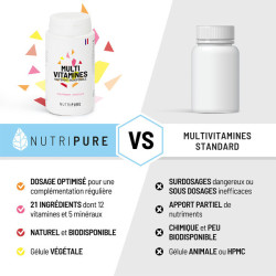 NUTRIPURE MULTIVITAMINES 60 GELULES