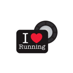 BIBBITS AIMANT PORTE-DOSSARD I LOVE RUNNING