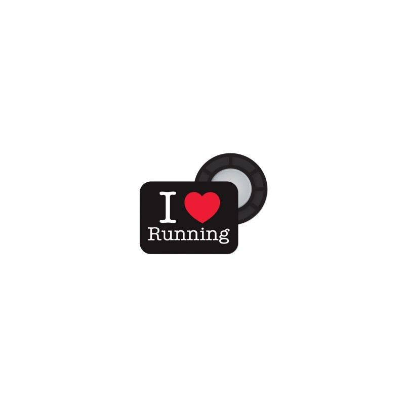 BIBBITS AIMANT PORTE-DOSSARD I LOVE RUNNING