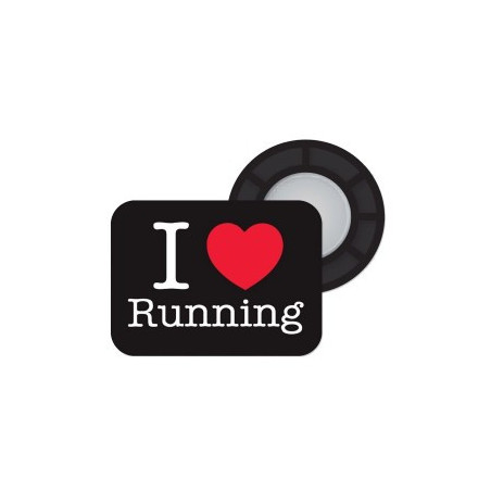 BIBBITS AIMANT PORTE-DOSSARD I LOVE RUNNING