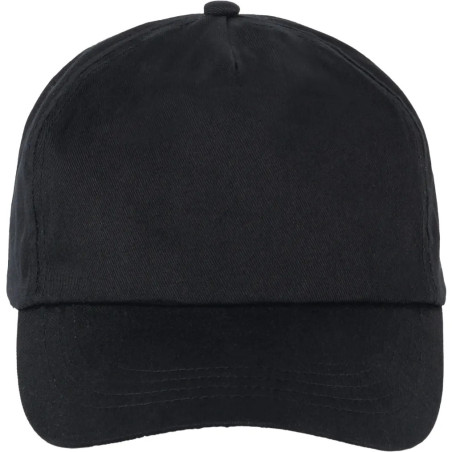 CASQUETTE 5 PANNEAUX NOIR