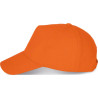 CASQUETTE 5 PANNEAUX ORANGE
