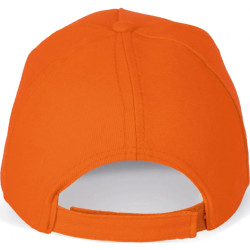 CASQUETTE 5 PANNEAUX ORANGE