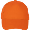 CASQUETTE 5 PANNEAUX ORANGE