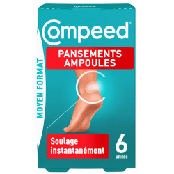 PANSEMENTS AMPOULE MOYEN FORMAT x 6