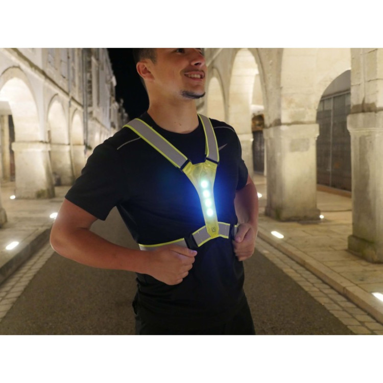 R'FLECT HARNAIS DUAL LIGHT RUNNING REFLECHISSANT