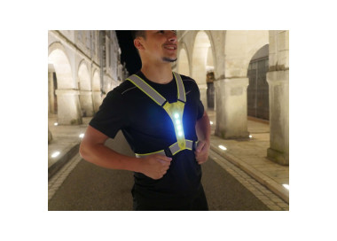 R'FLECT HARNAIS DUAL LIGHT RUNNING REFLECHISSANT