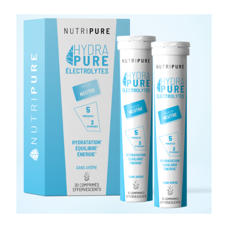 NUTRIPURE HYDRAPURE ELECTROLYTES NEUTRE