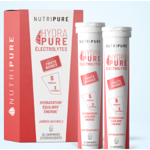 NUTRIPURE HYDRAPURE ELECTROLYTES FRUITS ROUGES