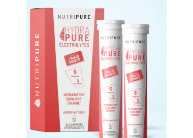 NUTRIPURE HYDRAPURE ELECTROLYTES FRUITS ROUGES