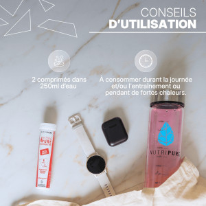NUTRIPURE HYDRAPURE ELECTROLYTES FRUITS ROUGES