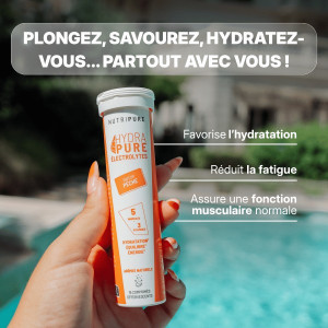 NUTRIPURE HYDRAPURE ELECTROLYTES PECHE